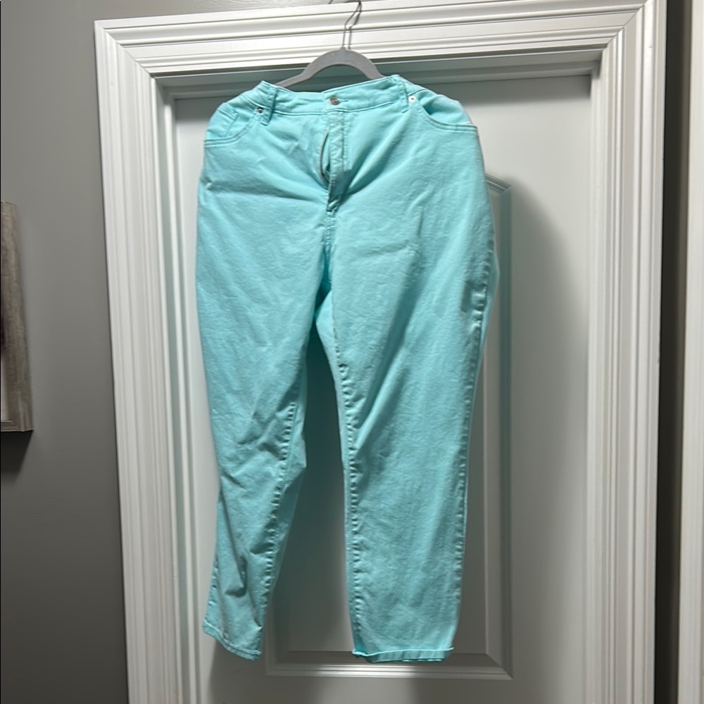 Crown & Ivy Aqua Pants